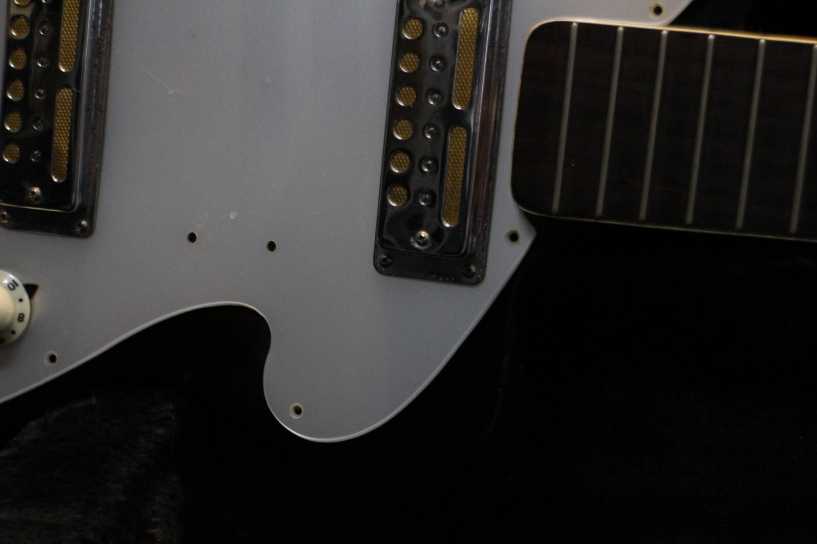 USED Zenon ES-70 Offset Style Electric Guitar Body & Neck Gold Foil GT368 230810