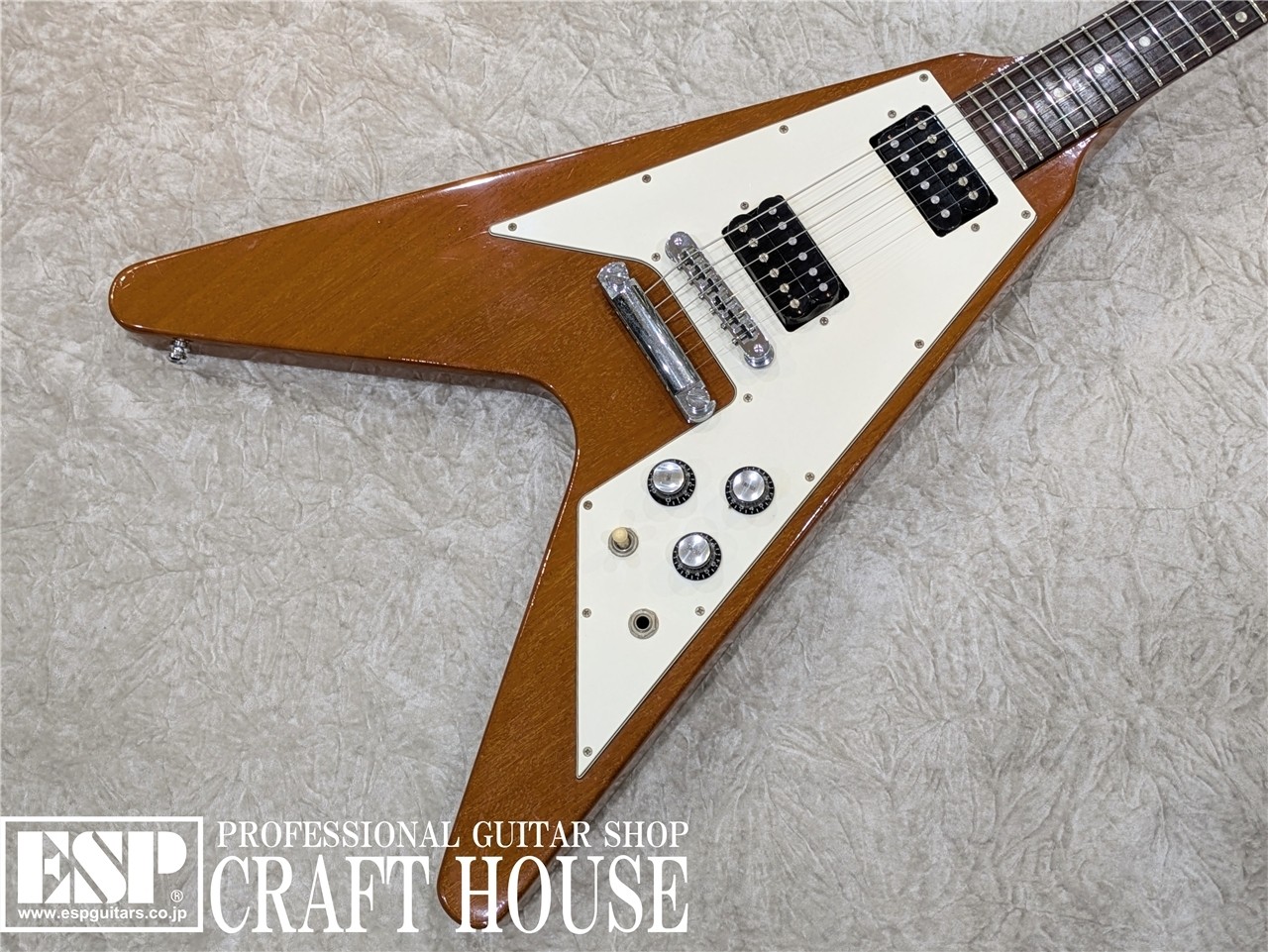 Gibson 67 Flying V Reissue / Antique Natural Used Electric Guitar 1996