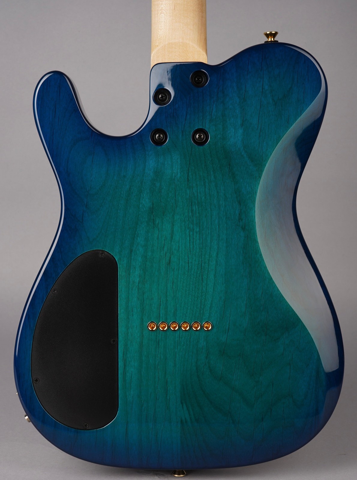 Kiesel Solo HSS – Alder/Maple/Birdseye – Aqua Burst
