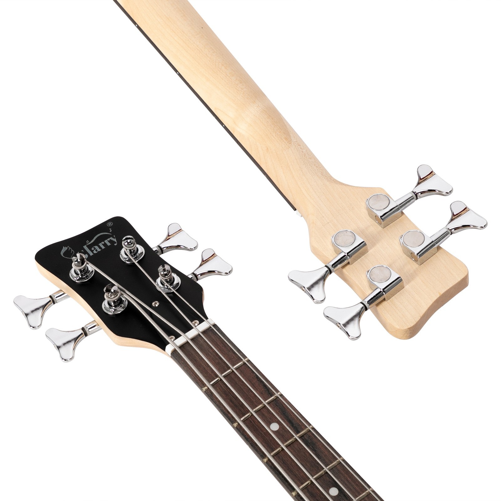 🎸FREE SHIPPING!🎸Short Scale W Style Electric Bass Guitar + 2 Jazz Style Pups!