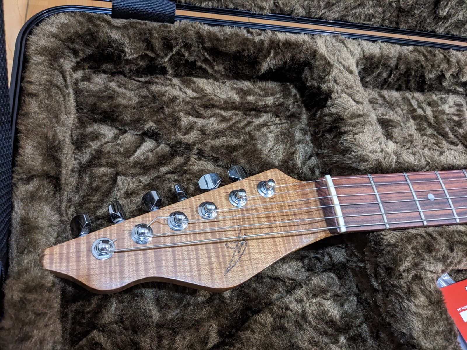 Nicholas Guitars Custom Strat – Seymour Duncan ’78 Humbuckers – Roasted Maple