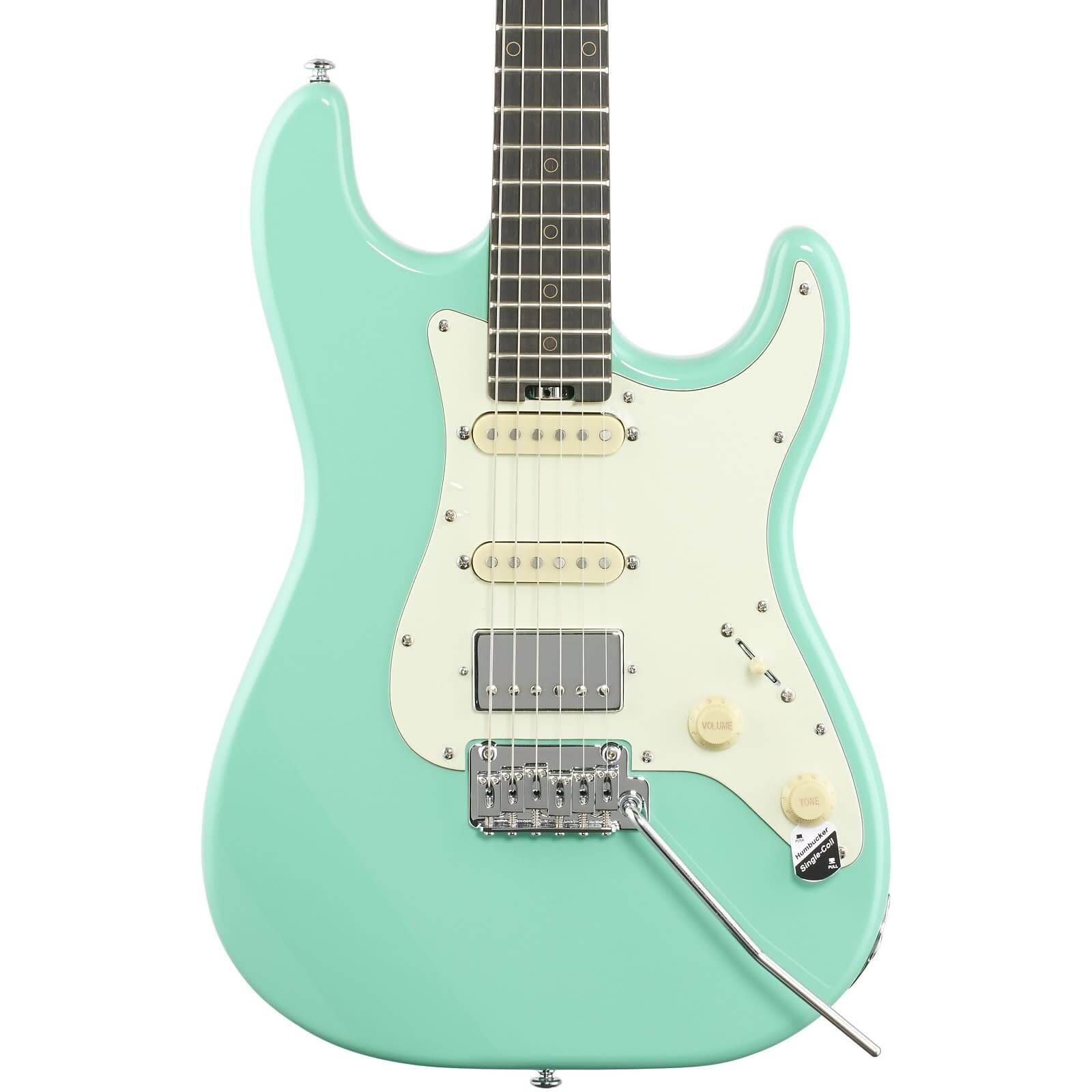 Schecter 1540 Nick Johnston Traditional HSS Electric Guitar, Atomic Green