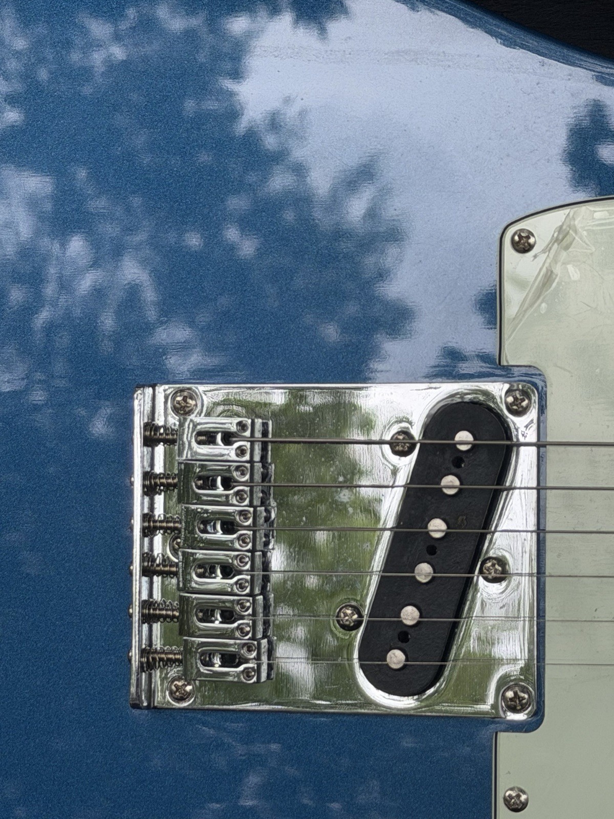 Squier By Fender Telecaster Electric Guitar Lake Placid Blue W/Carrying Case