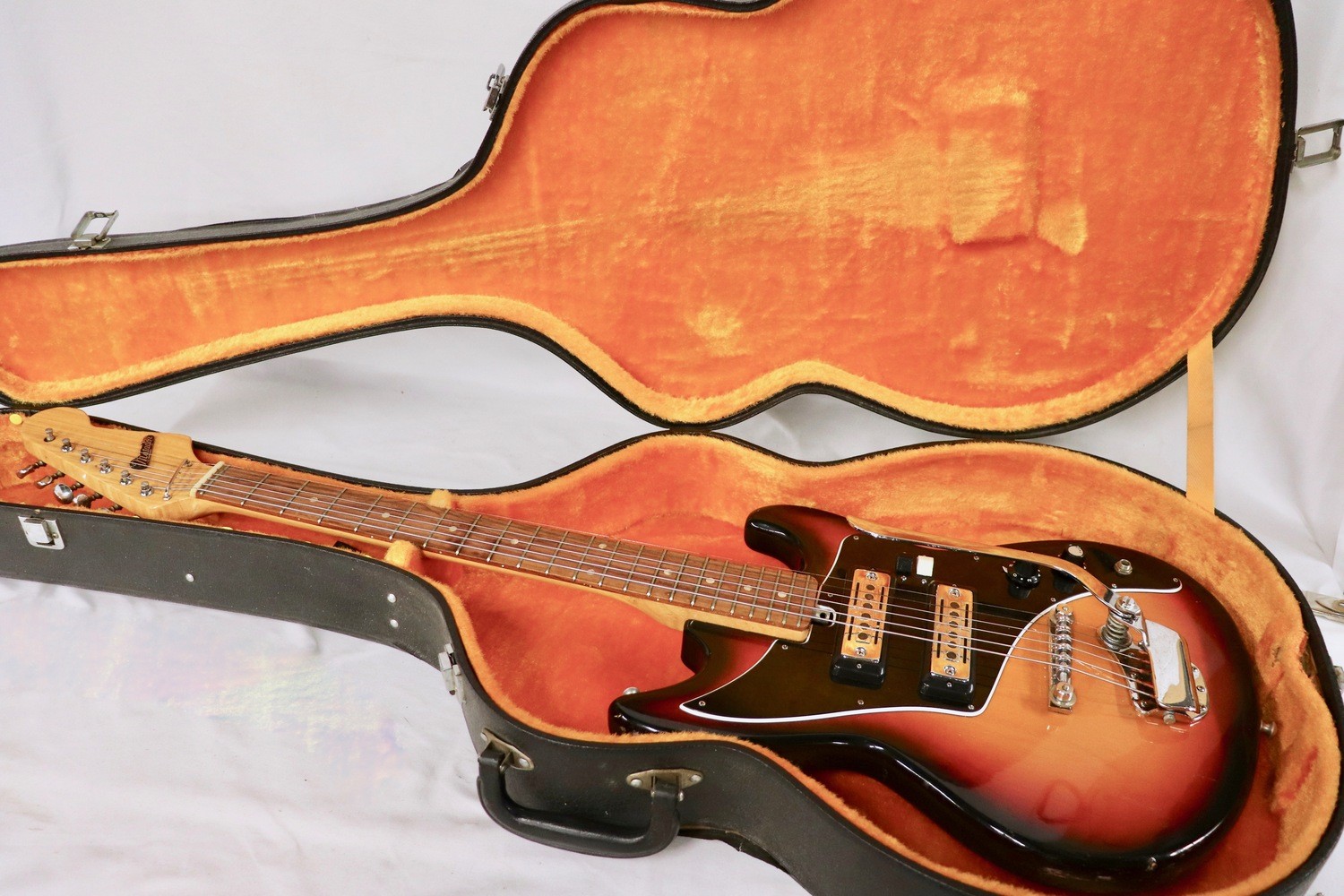 Vintage 1960s Matador Sunburst Electric Guitar – MIJ Teisco/Kawai-Era – Working
