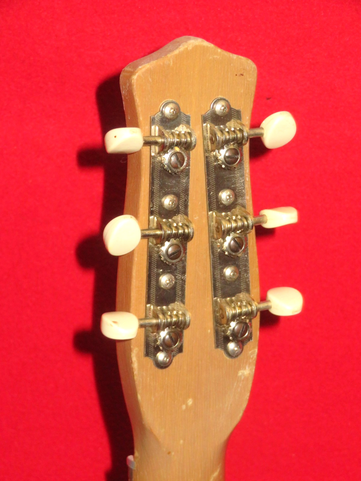 Danelectro 1963 Natural Model 5025 DC 2 Guitar w/ Case