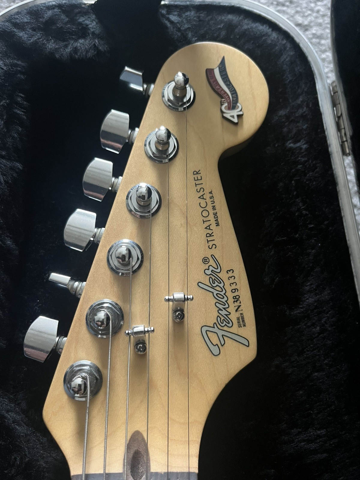 Fender 40th Anniversary USA Stratocaster 1994 – Sunburst-Rosewood – Near Mint !!