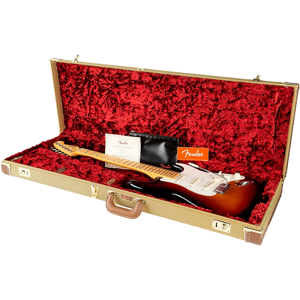 Fender American Ultra Luxe Vintage ’50s Stratocaster Maple FB Guitar Sunburst