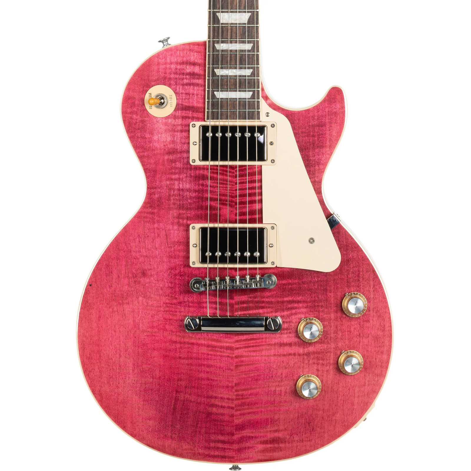 Gibson Les Paul Standard 60s Figured Top Electric Guitar – Translucent Fuchsia