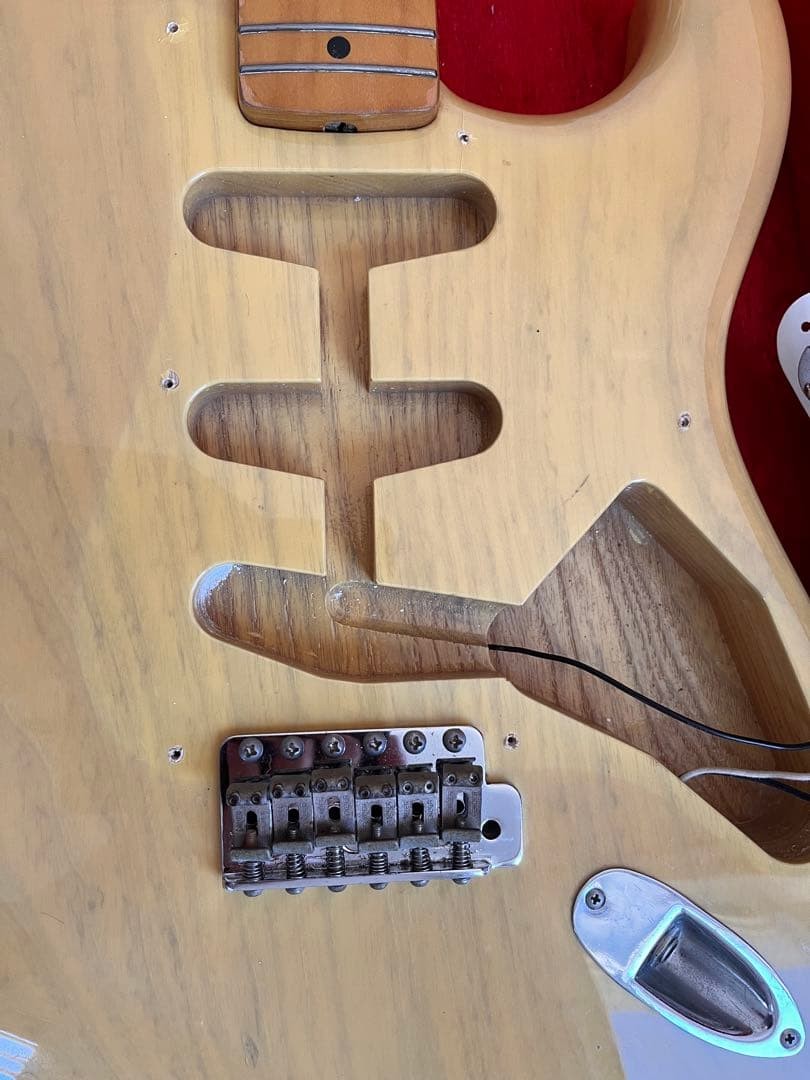 Fender ST57 1994-95 US Blonde Stratocaster Guitar, Original Pickups, Used