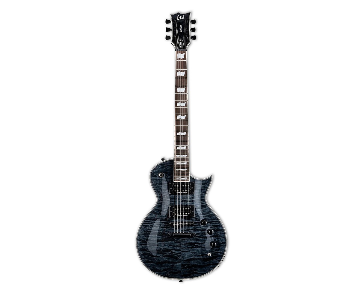 ESP LTD EC-1000 Electric Guitar w/Piezo – See Thru Black – B-Stock