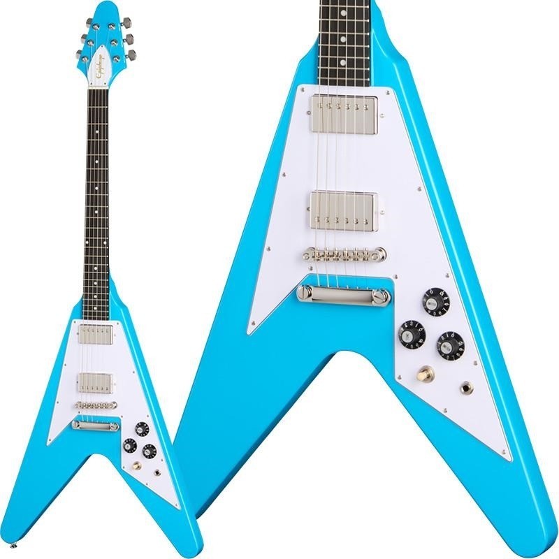 Epiphone Flying V 70s Maui Blue Electric Guitar Brand New from JAPAN