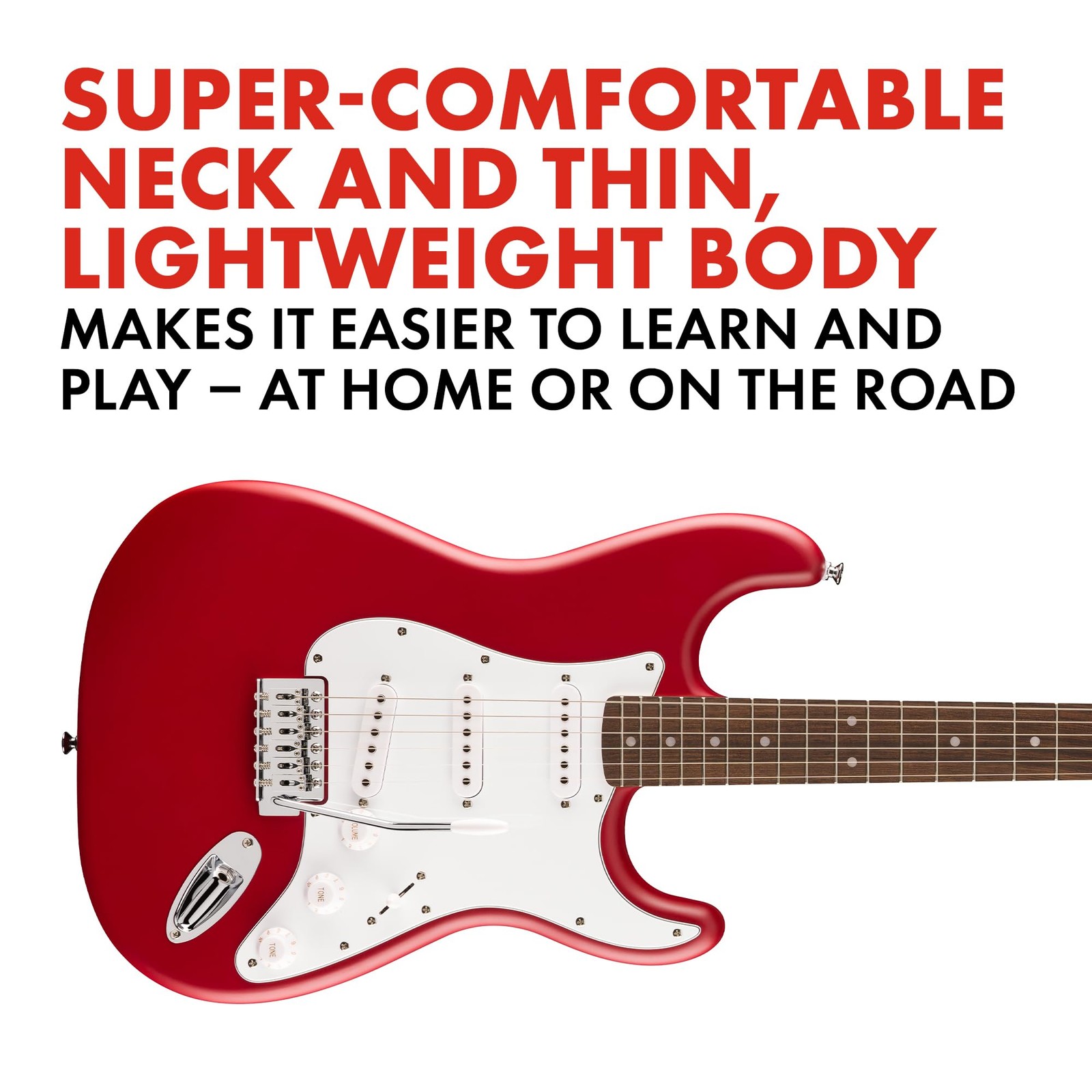 Fender Squier Debut Series Stratocaster Electric Guitar Beginner Guitar wit