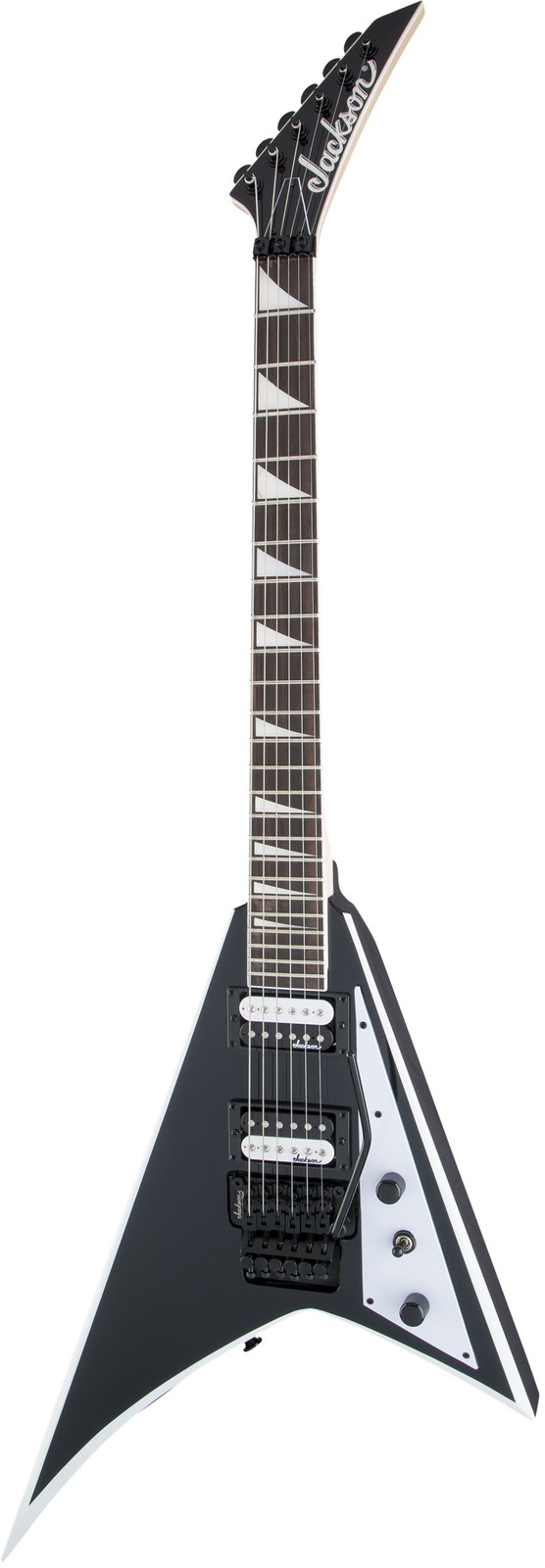 Jackson JS Series Rhoads JS32 Electric Guitar – Black with White Bevels