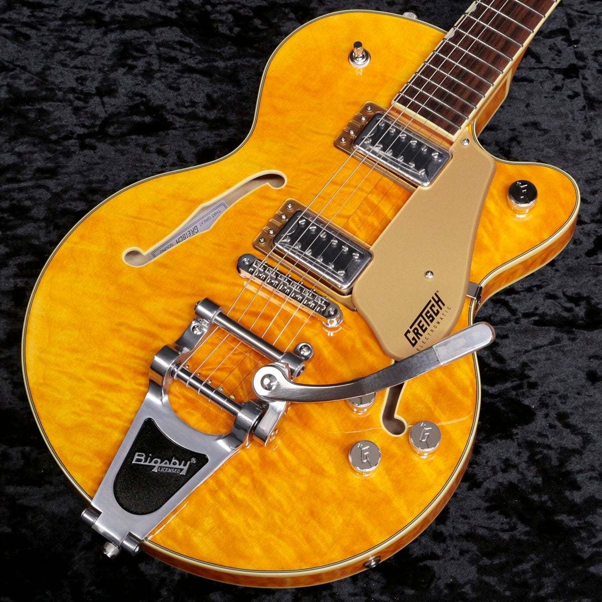 Gretsch G5655T-QM Electromatic Center Block Jr. Single-Cut Quilted Maple w Bigsb
