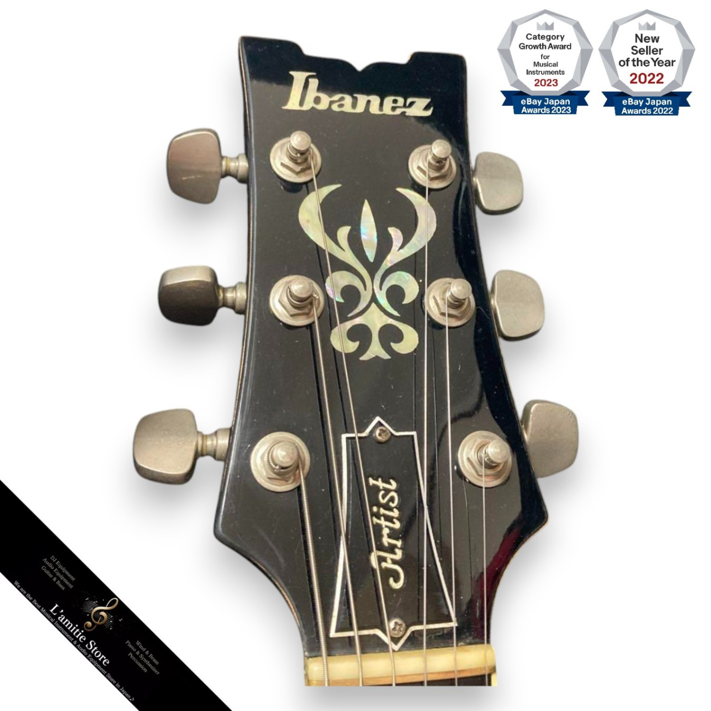 Ibanez AS100 SemiHollow Electric Guitar Vintage Quality