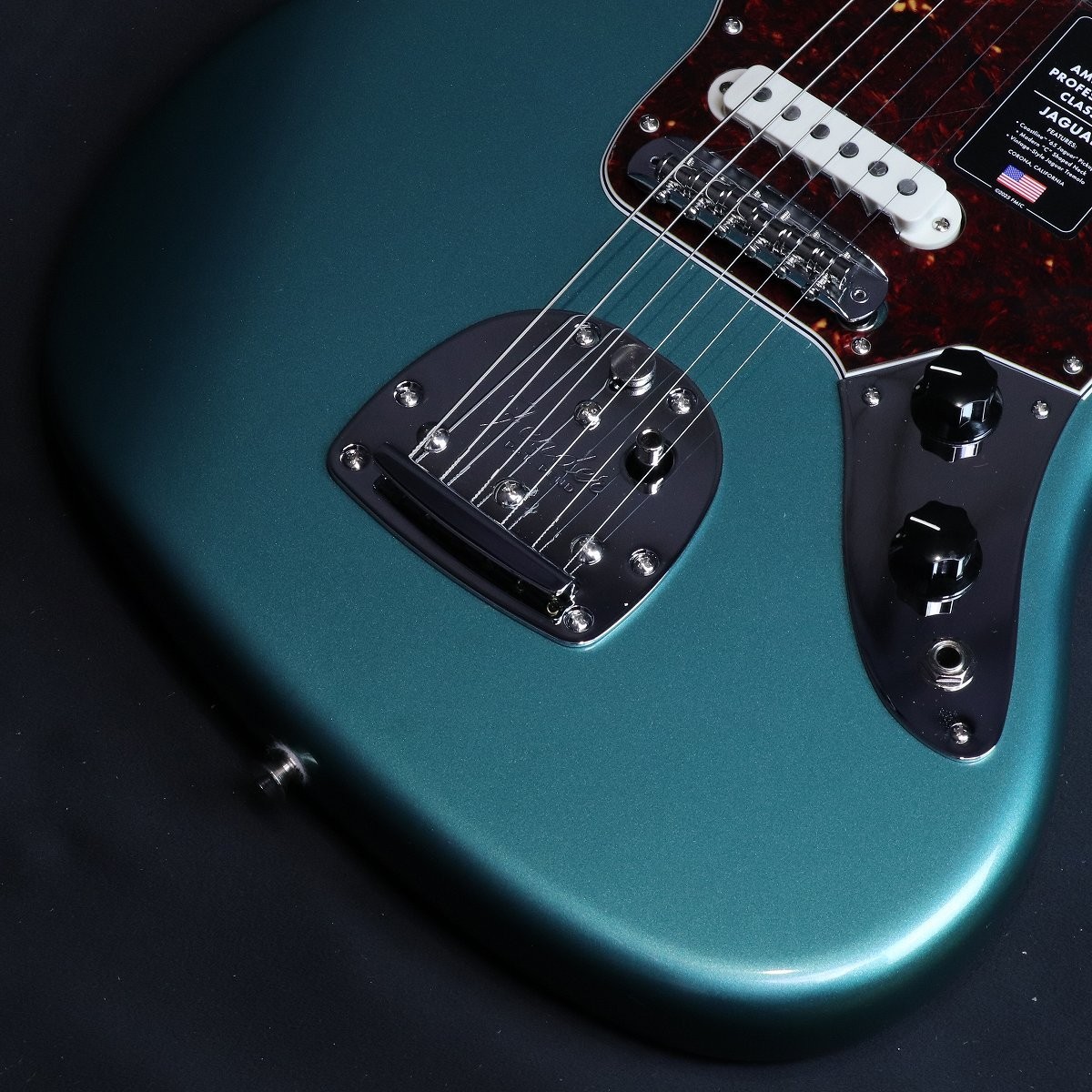 Fender American Professional Classic Jaguar Rosewood FSGreen Metallic US25093443