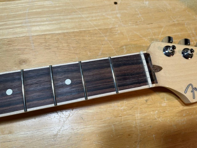 Fender American Channel Bound Stratocaster Neck, 21 Med Jumbo Frets – Rosewood