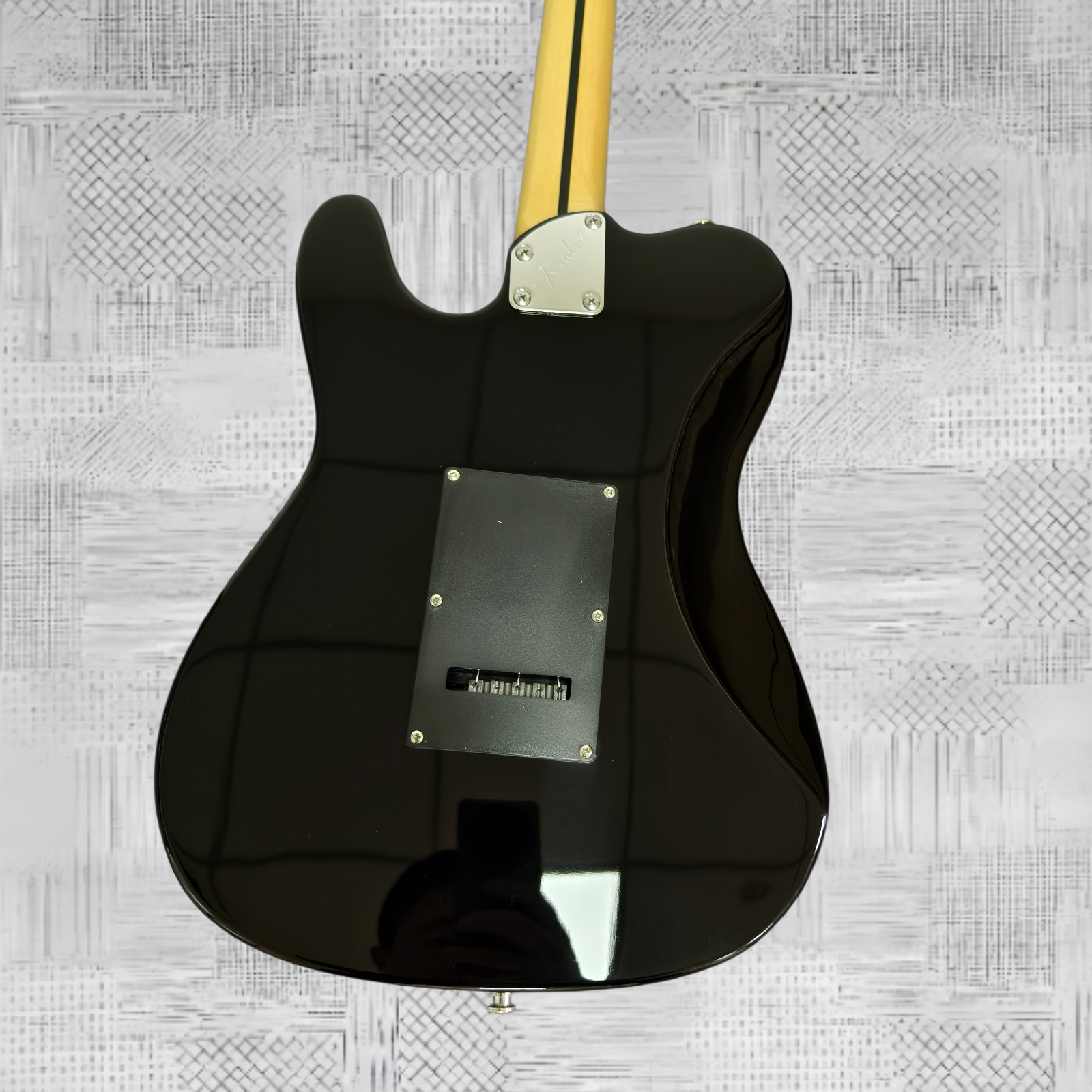 Ship US TL Electric Guitar – Black Finish Maple Fingerboard Alder body