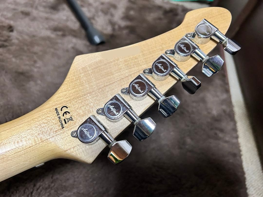 Aria Pro II Aria Pro MAC series Pearl White Electric Guitar Used From Japan