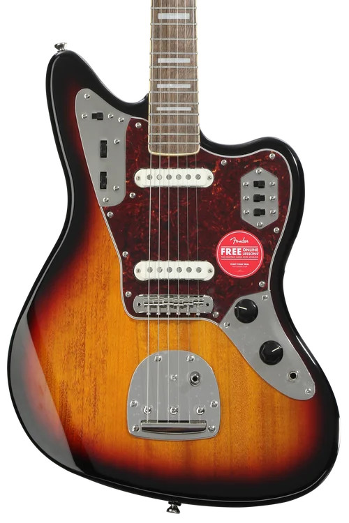 Squier Classic Vibe ’70s Jaguar – 3-Tone Sunburst