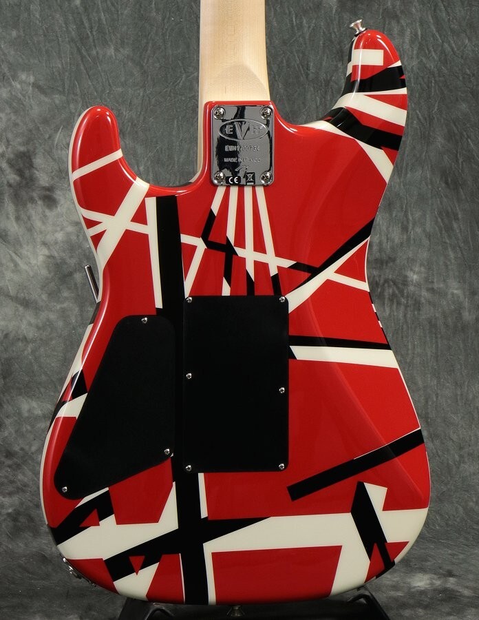 EVH Striped Series Red with Black Stripes Edward Van Halen Signature Model