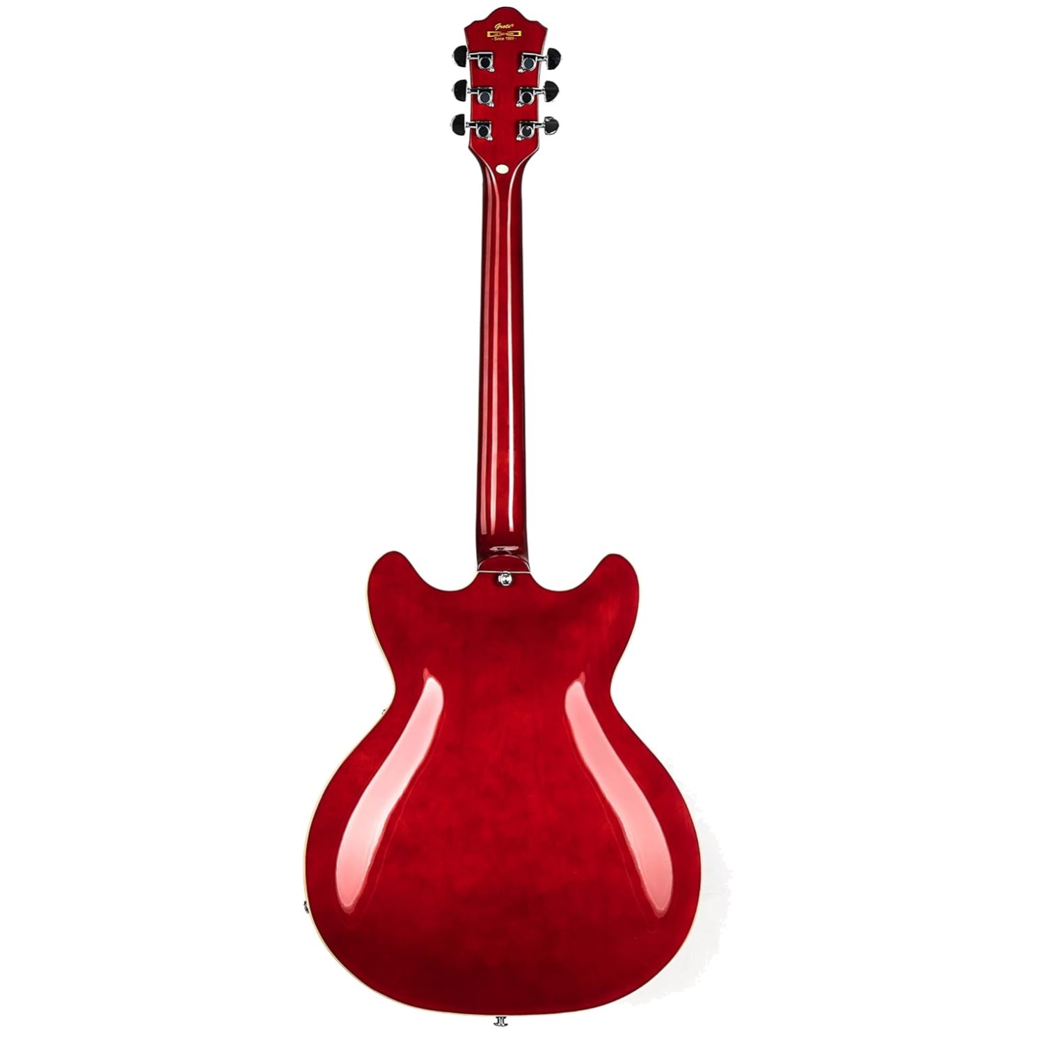 Stainless Steel Frets Electric Guitar Red