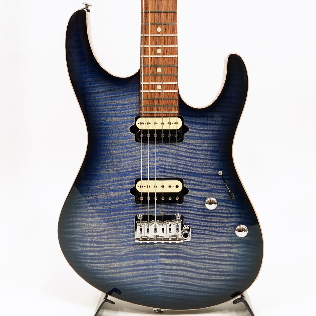 Suhr JE-Line Modern Plus Ash Faded Trans Whale Blue Burst PF