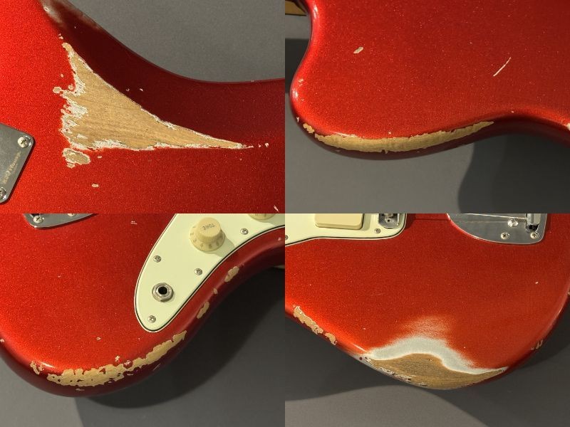 Red House General JM Candy Apple Red Heavy Aged, lightweight specimen weighing 3
