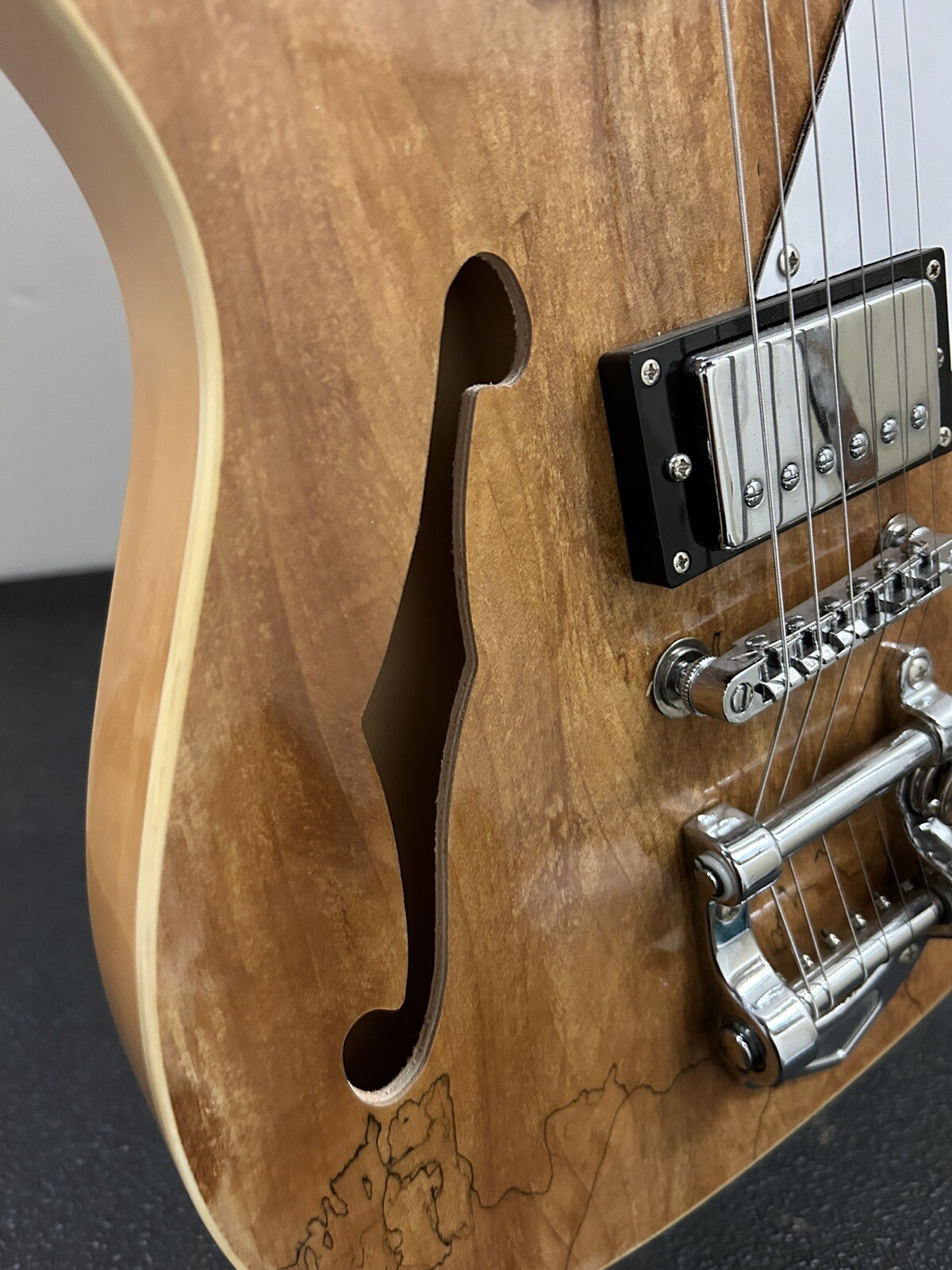 Cozart RAS Tele Style Bigsby Style Tremolo Semi Hollow Electric Guitar