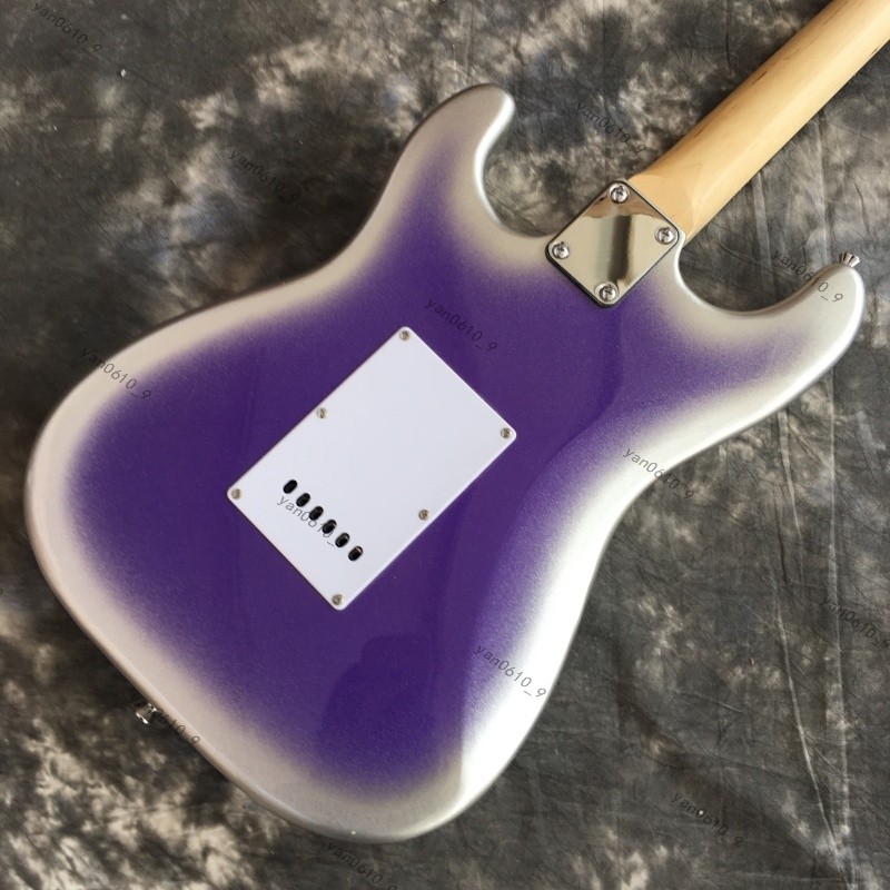 solid S-T electric guitar purple SSH pickups rosewood fretboard free shipping