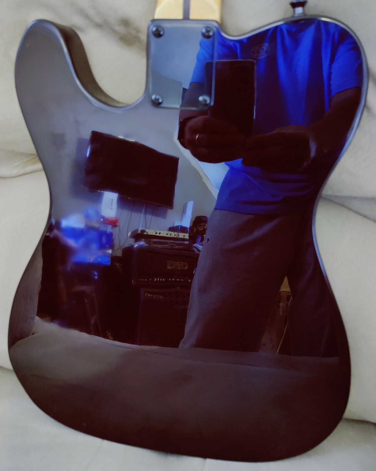 Halo Guitars Salvus 6 String Telecaster Style guitar. Ashtray Bridge. Prototype?