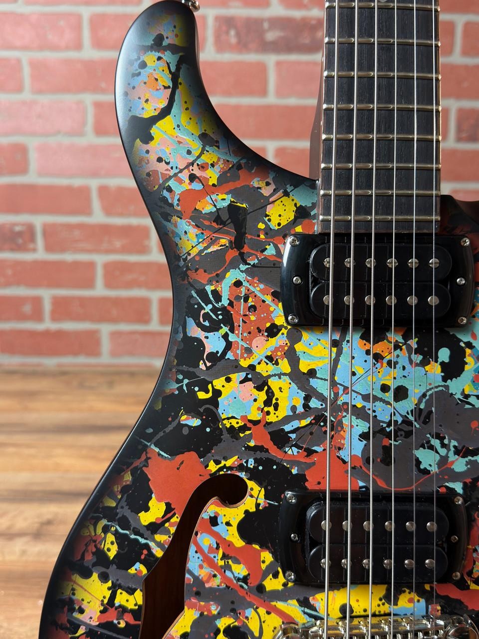 PRS SE Ed Sheeran Hollowbody I Piezo Baritone Electric Guitar – Cosmic Splash