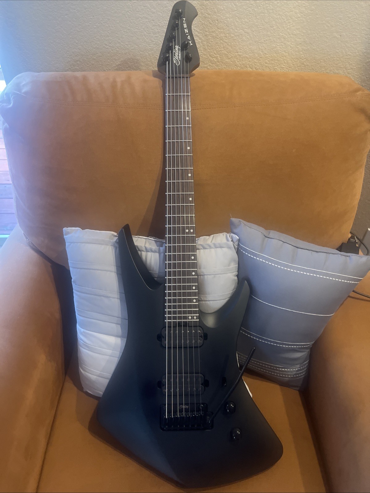 Sterling by Music Man Kaizen Electric Guitar Stealth Black