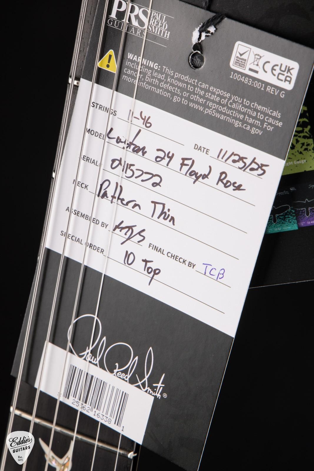 PRS Custom 24 Floyd – Charcoal #415772