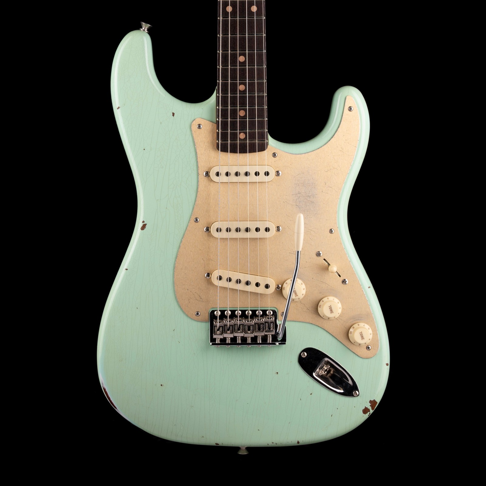 Fender Custom Shop Roasted 1960 Stratocaster Relic Birdseye Maple Aged Surf