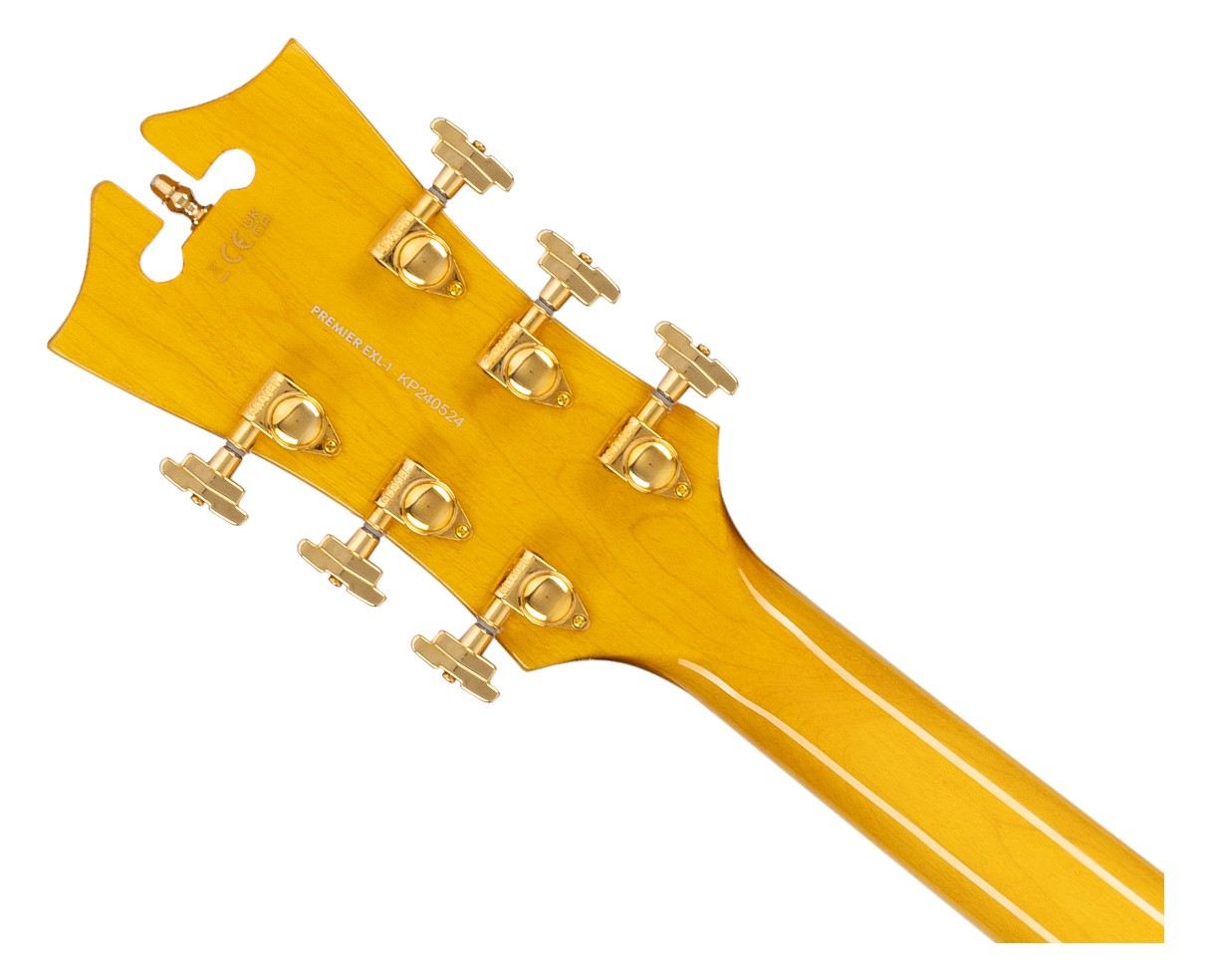 D’Angelico Premier EXL-1 Archtop Hollow Body Guitar Gloss Honey Blonde Open Box