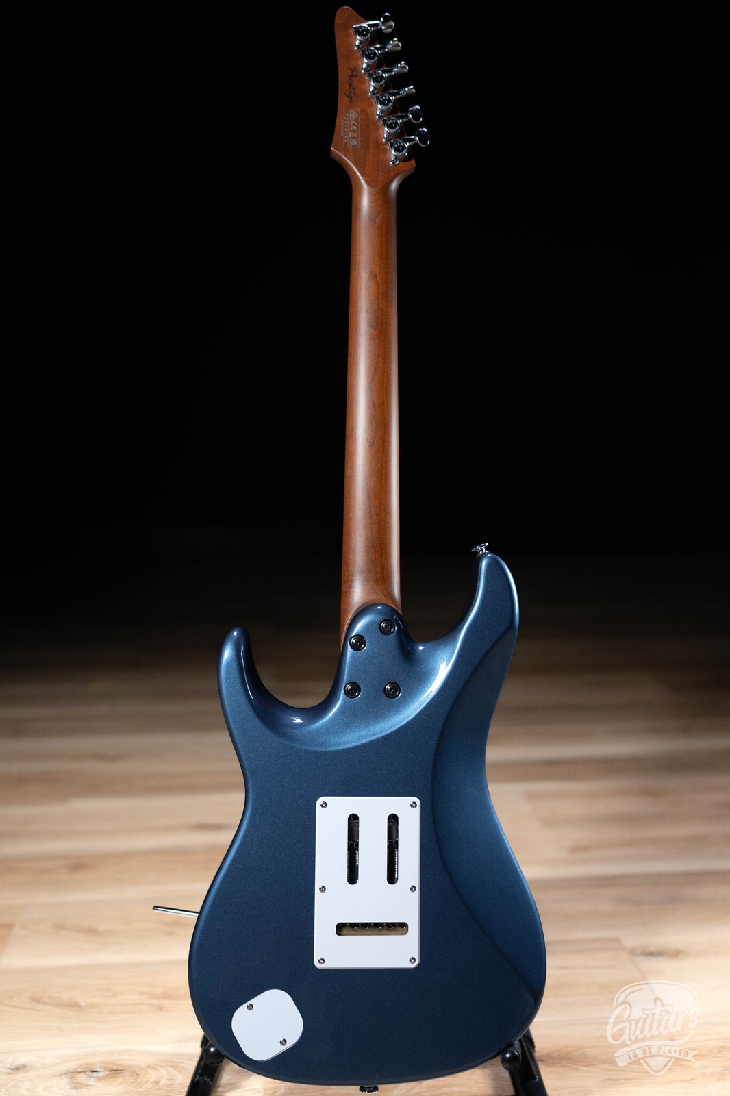 Ibanez AZ2204N Prestige HSS Guitar w/ Case – Prussian Blue Metallic
