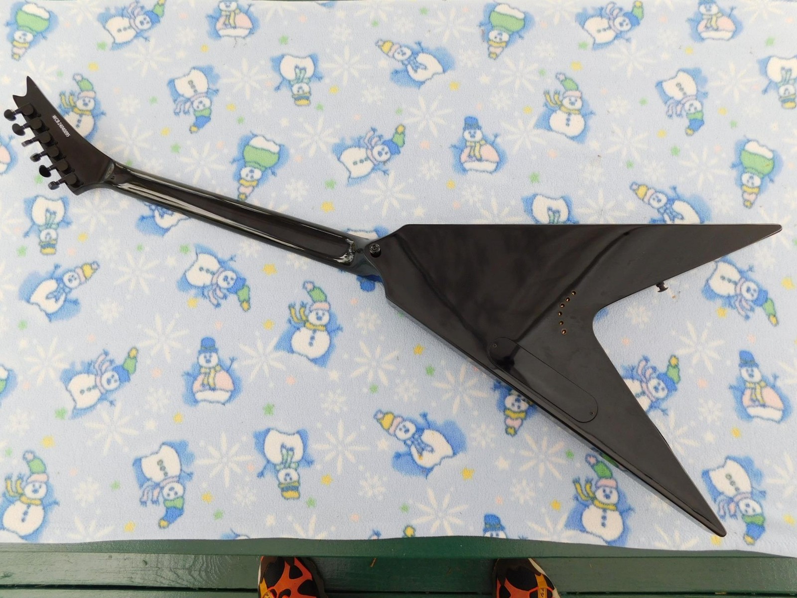 Westcreek Cerberus Set Neck Flying V, Coil Splitting,Capacitor Upgrade, Cool