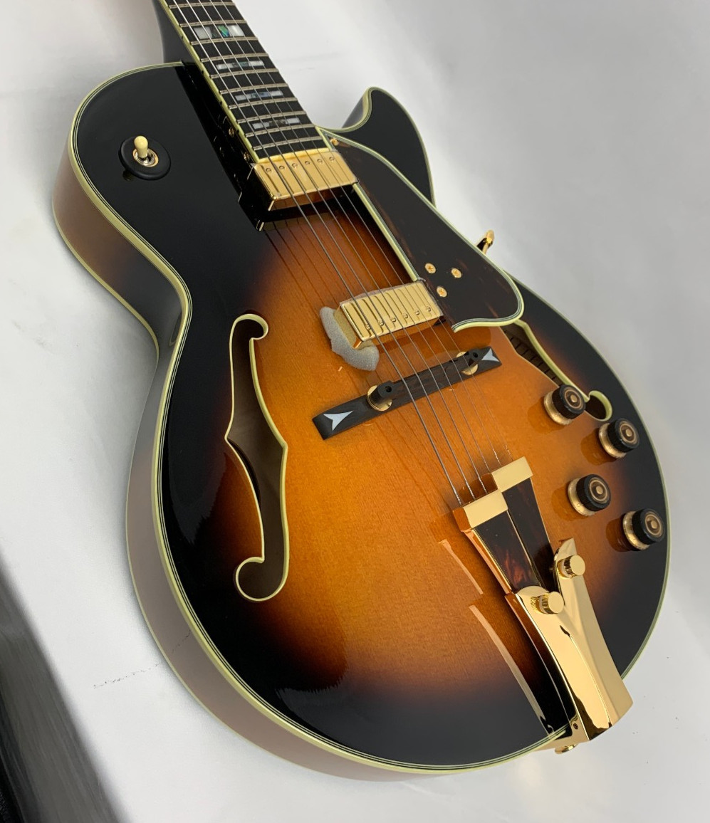 Ibanez George Benson GB10 Signature Hollowbody Brown Sunburst + Case BS GB10BS