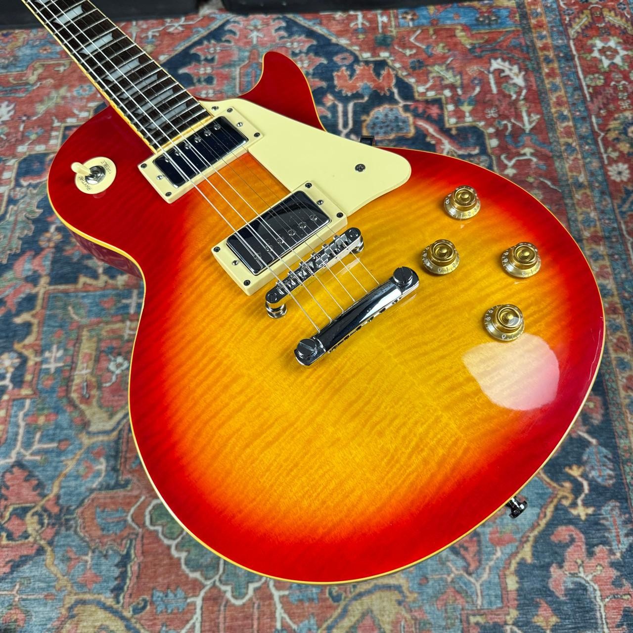 *Video* Tokai Love Rock Les Paul Standard Flame Top Long Tenon Cherry Sunburst –
