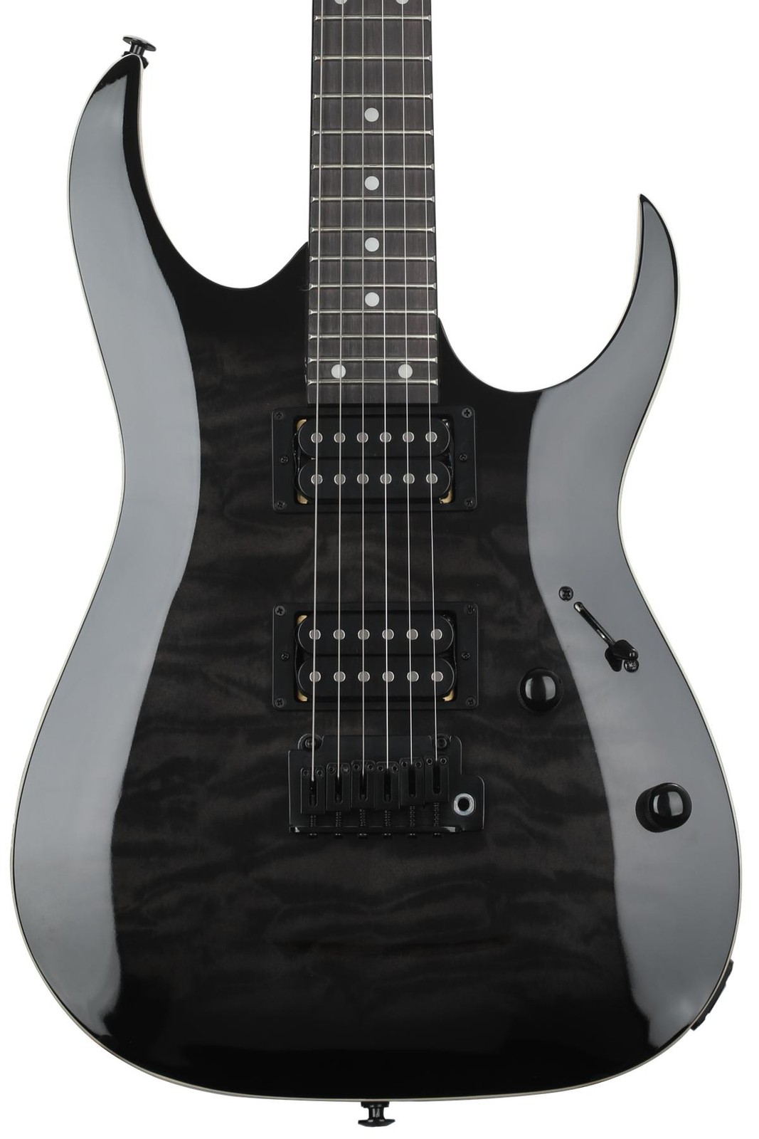 Ibanez GRGA120QATKS + Snark ST-8 + Dunlop PVP101 + Levy’s M8POLY-BLK Value