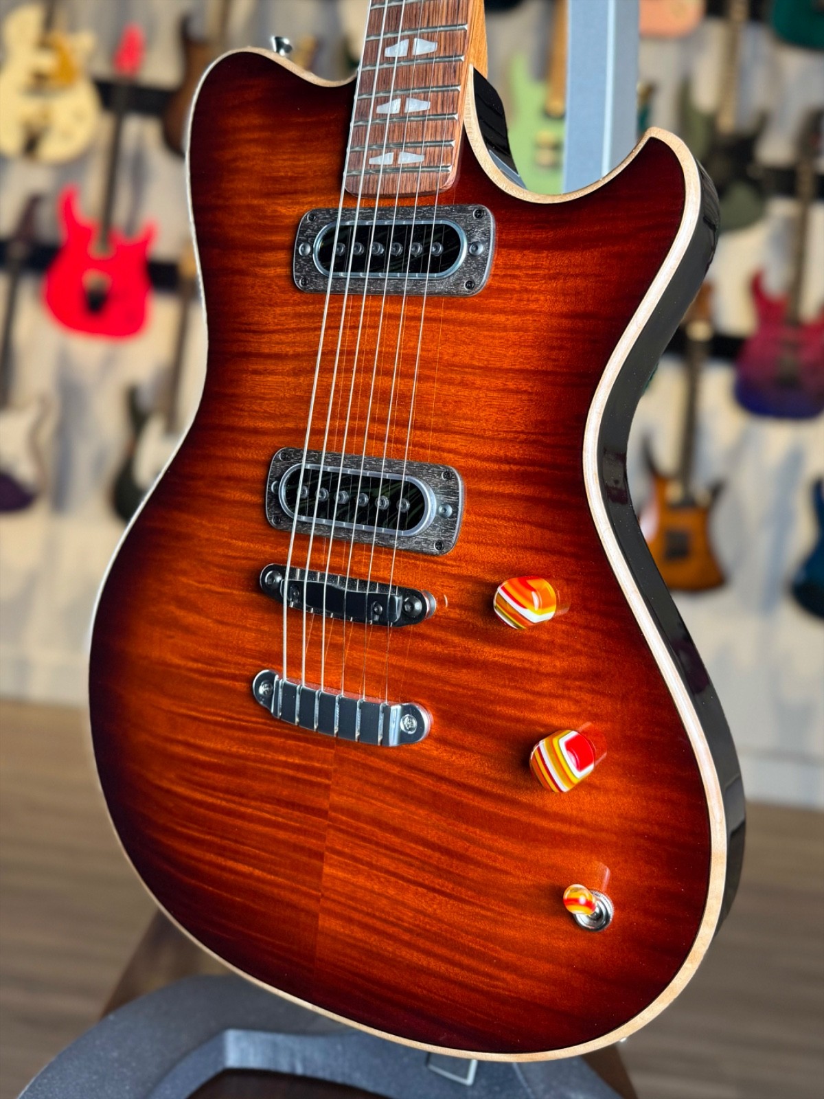 Powers Electric A-Type Select Maple Custom – Violin Burst – 1 of 1