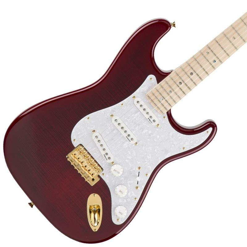 Fender Made in Japan Exclusive Richie Kotzen Stratocaster Transparent Red Burst