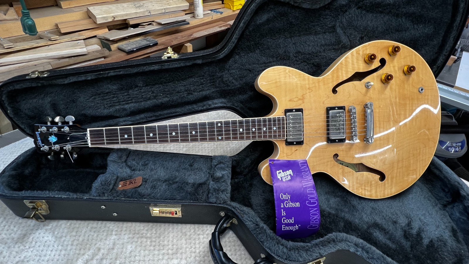 2003 Gibson ES-335 Natural Flame Maple top/back with OHSC