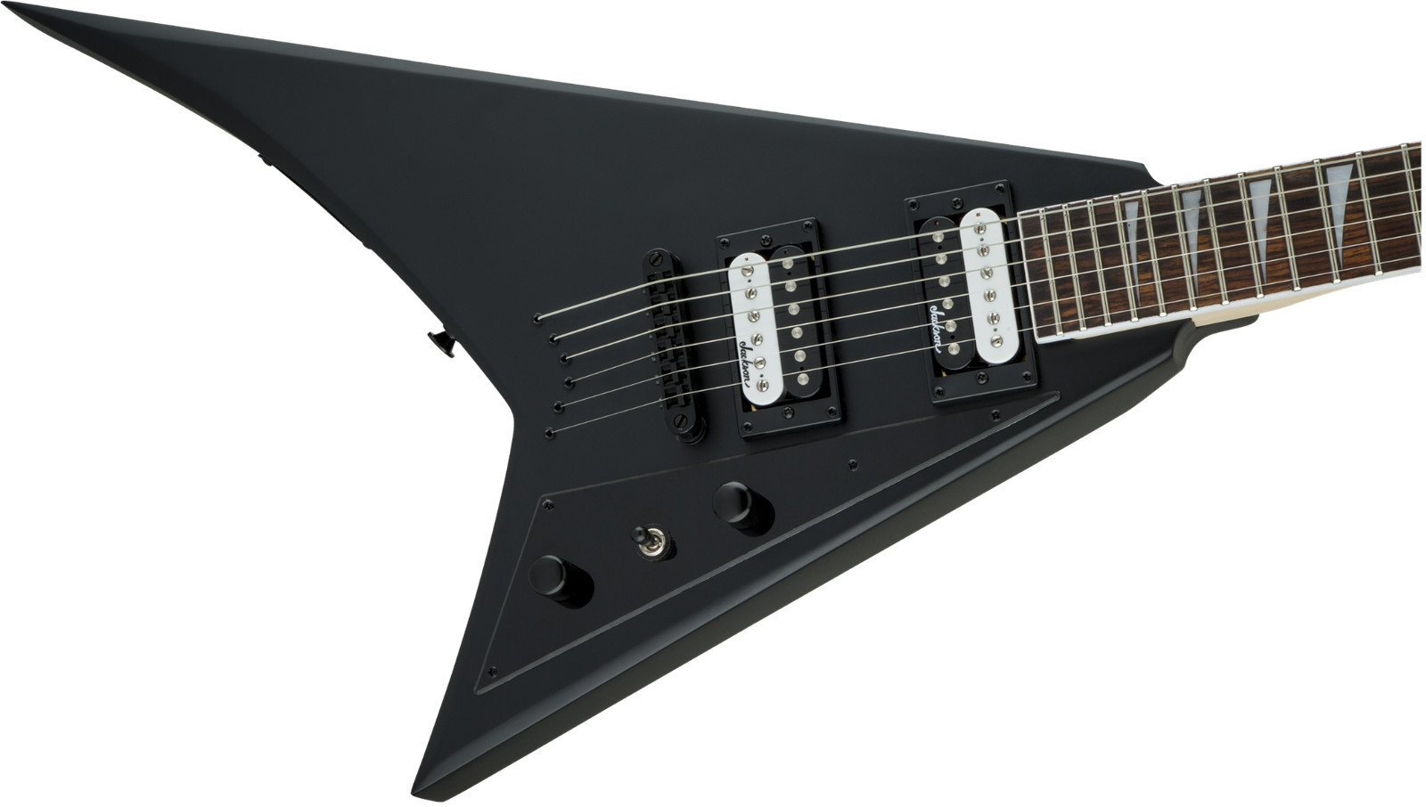 Jackson JS Series Rhoads String Thru JS32T Satin Black Electric Guitar