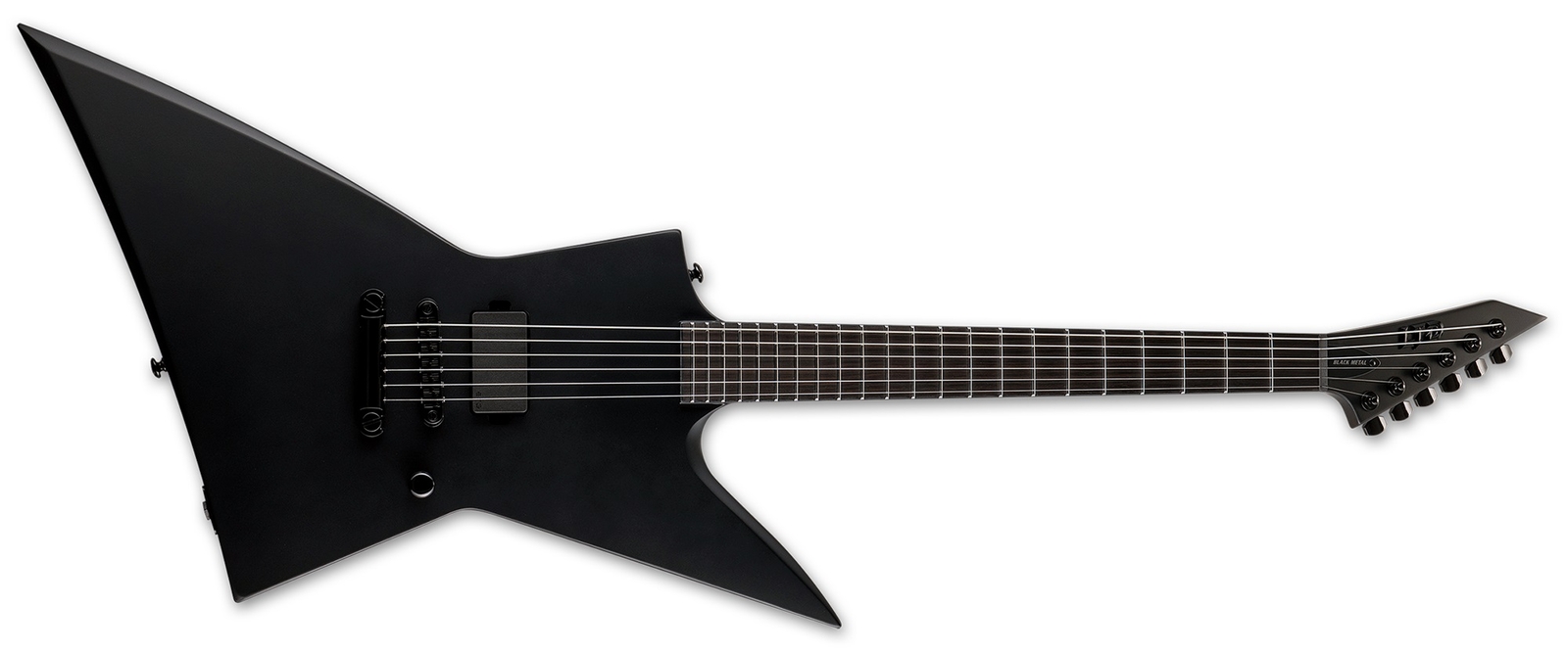 LTD EX-BLACK METAL – BLACK SATIN ELECTRIC GUITARS