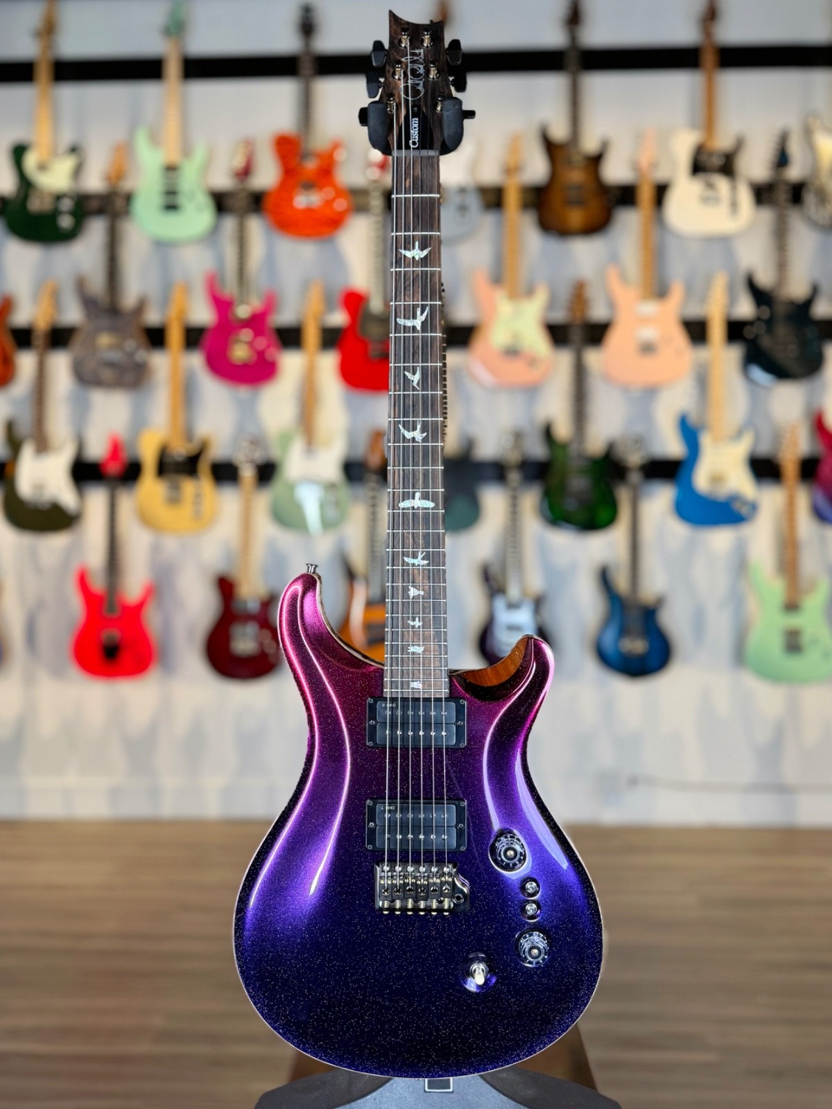 PRS Custom 24-08 Wood Library Sprayer’s Choice – Magenta Purple Colorshift