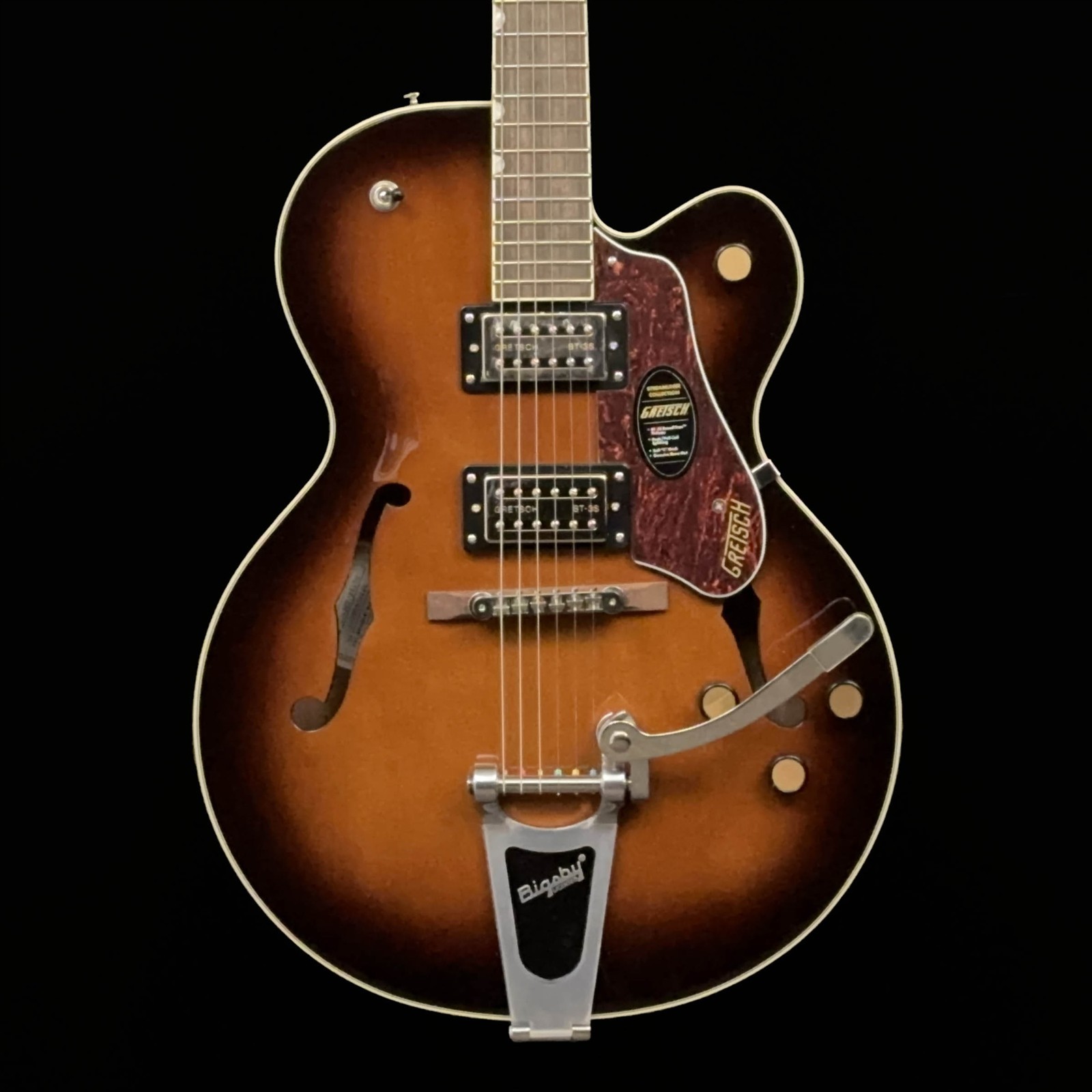 Gretsch G2420T Streamliner Hollow Body with Bigsby, Robosto Burst