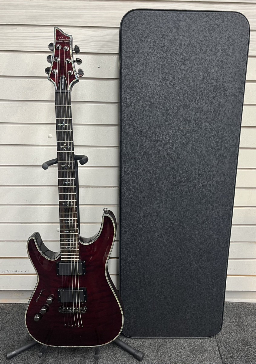 Schecter HellRaiser C-1 Electric Guitar – Black Cherry (A1G009320)