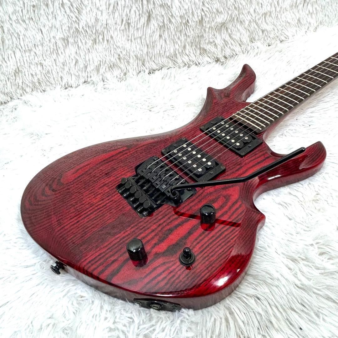 Grass Roots G-NH-70 Nightmare Deep Red Ash Electric Guitar Used Product